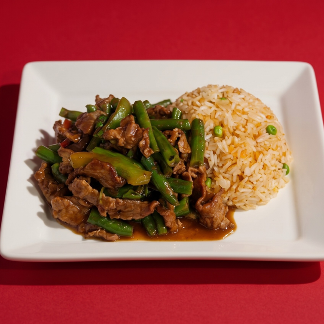 Pad Prik King Dinner.